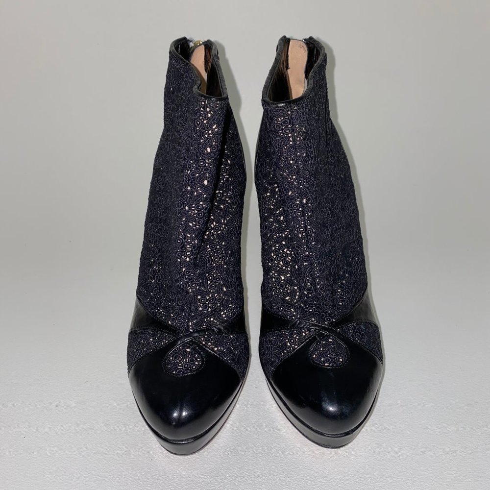 ALESSANDRO DELL'ACQUA Leather Heels - Picture 3 of 7